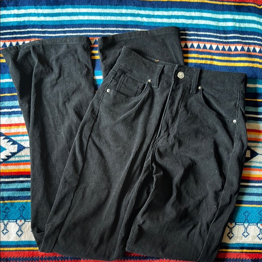 Black Boot Cut Flare Pants
